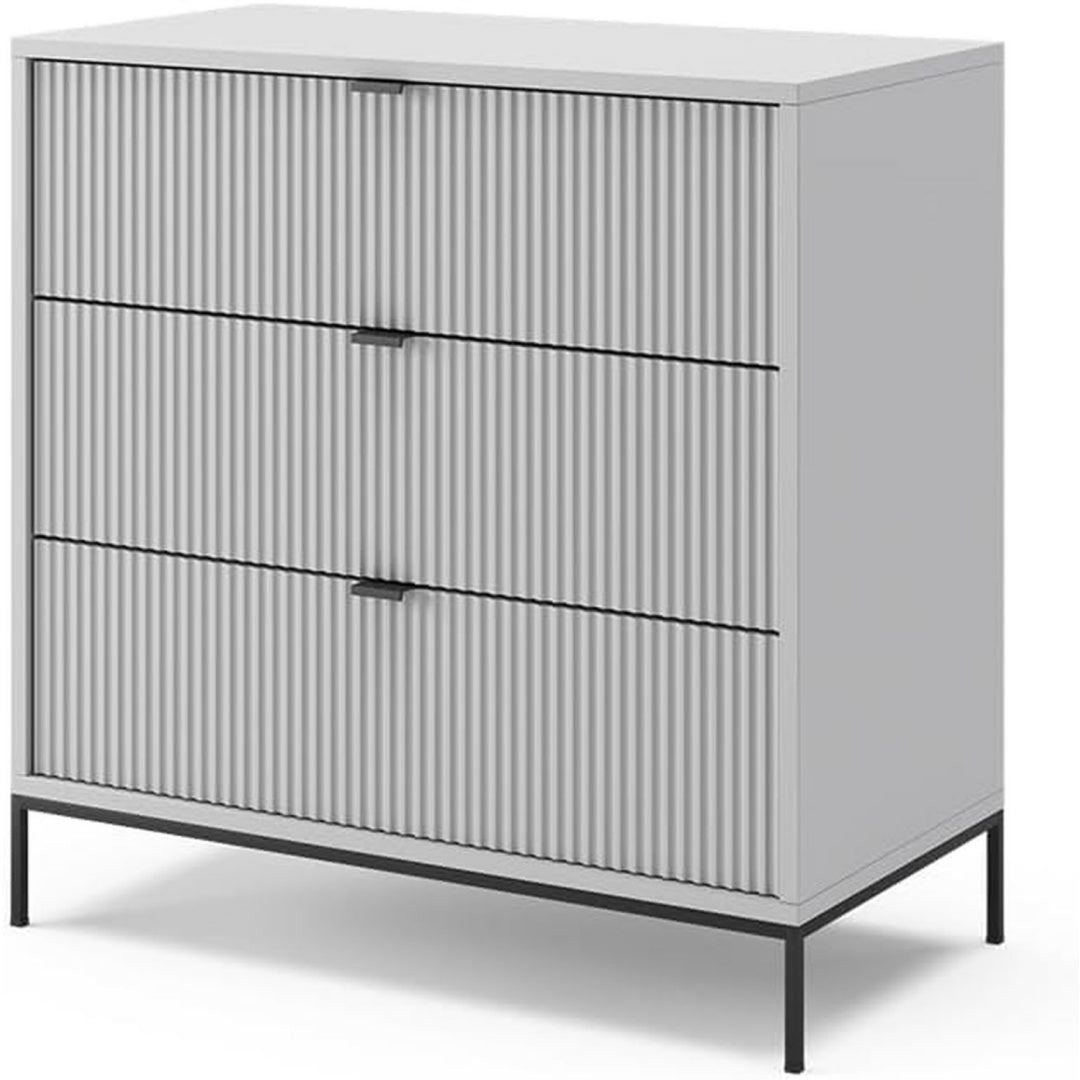 Moderne commode en MDF et metal