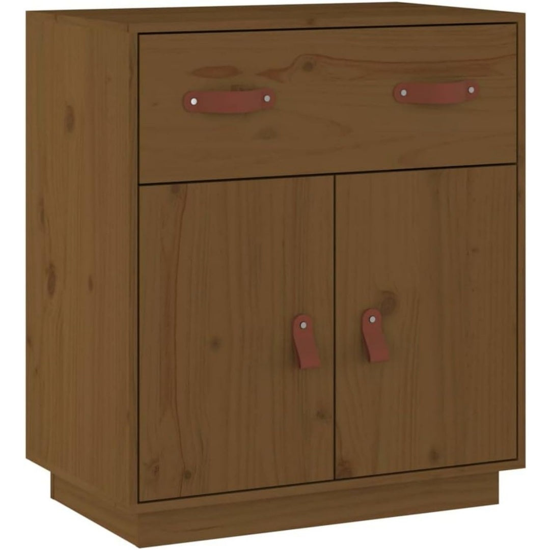 Vaisselier marron, bois esprit rustique 40 x 65, 5 x 75 cm