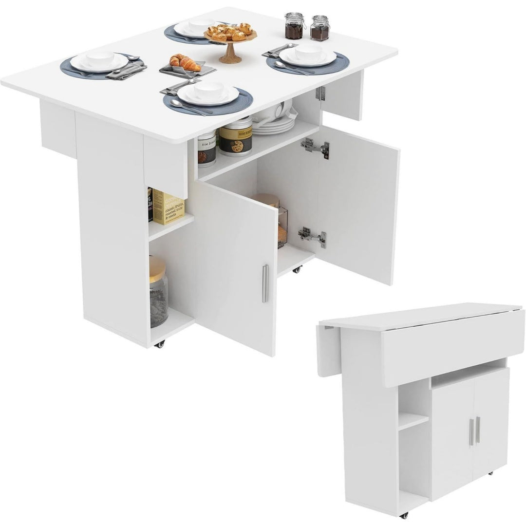 Buffet en panneaux de particules teinte gris clair