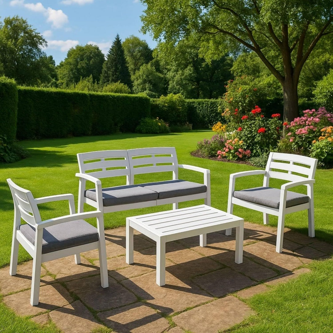 Grand ensemble de jardin noir