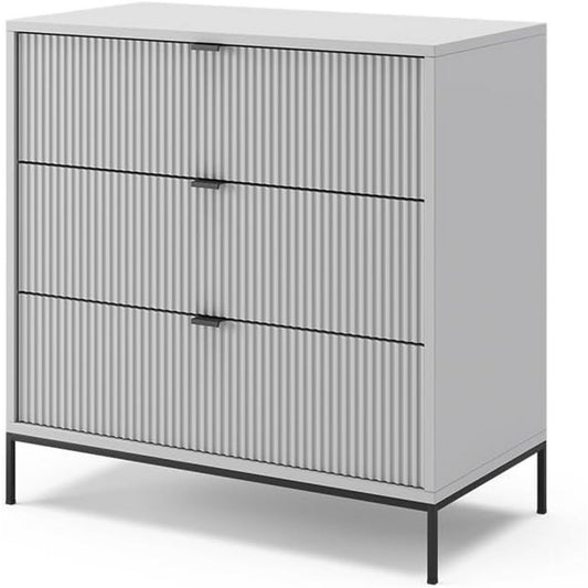 Moderne commode en MDF et metal