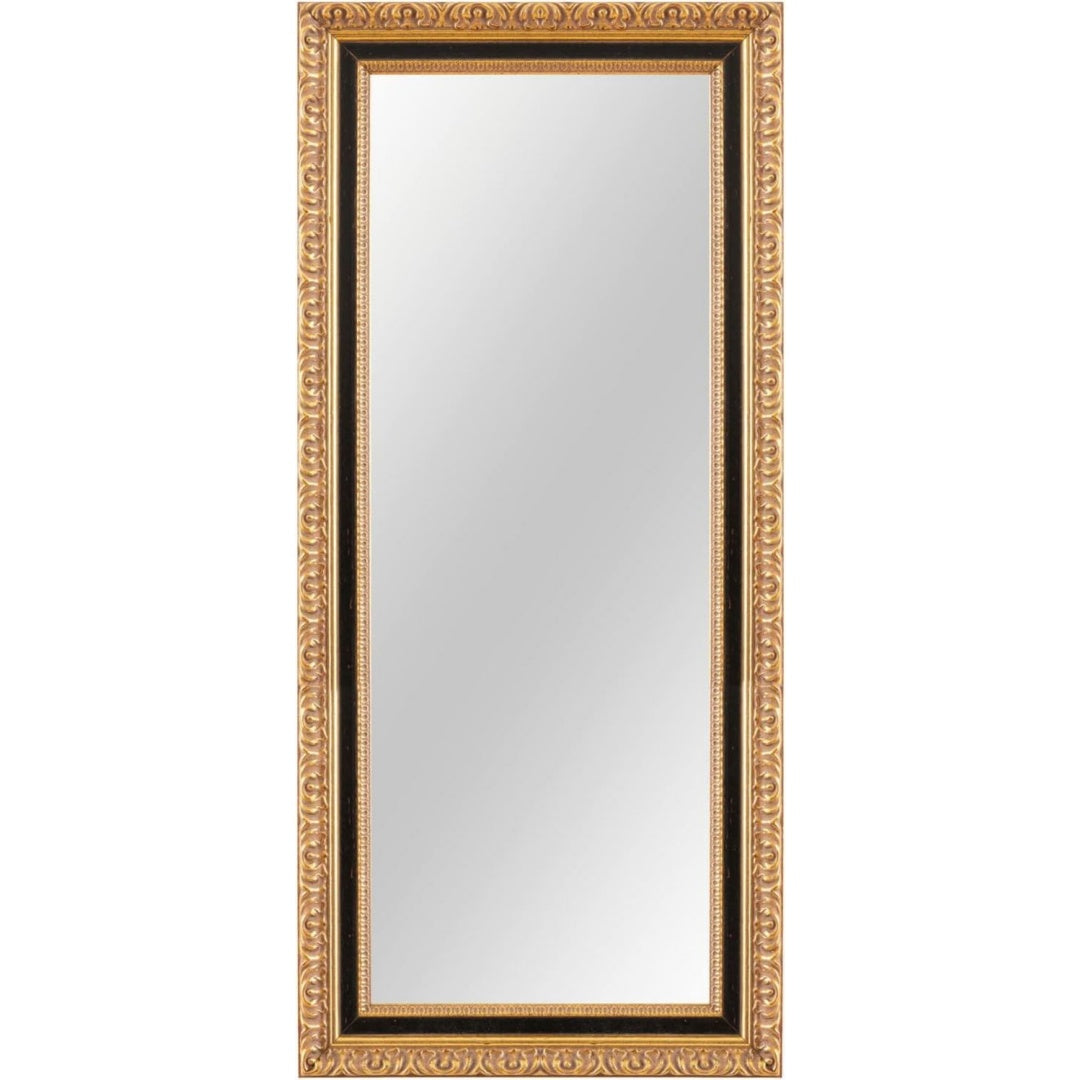 Grand miroir cosmetique en bois massif et MDF