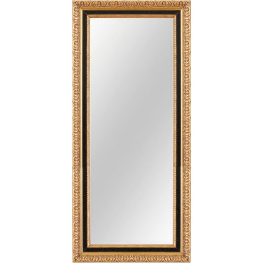 Grand miroir cosmetique en bois massif et MDF