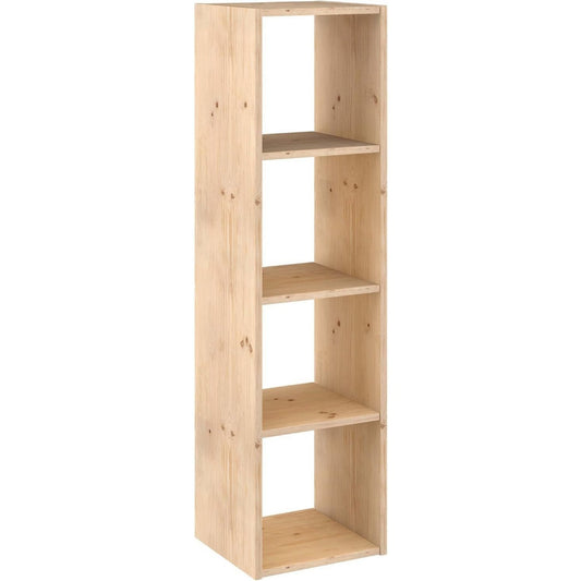 Bibliotheque marron en bois