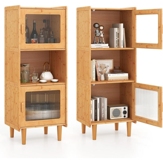 Buffet de cuisine orange 49.5 x 40 x 130 cm