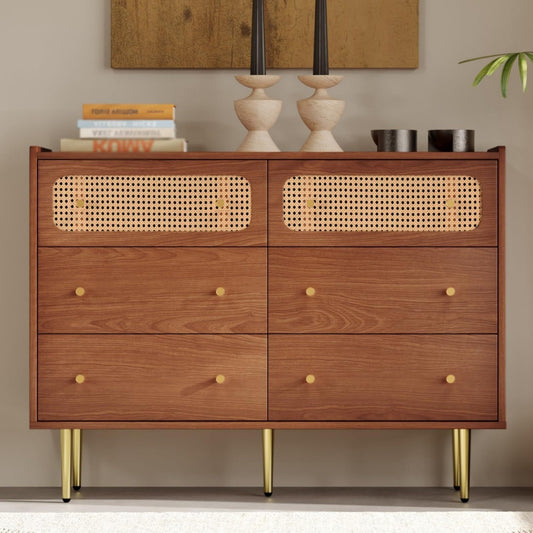 Armoire de rangement marron vintage