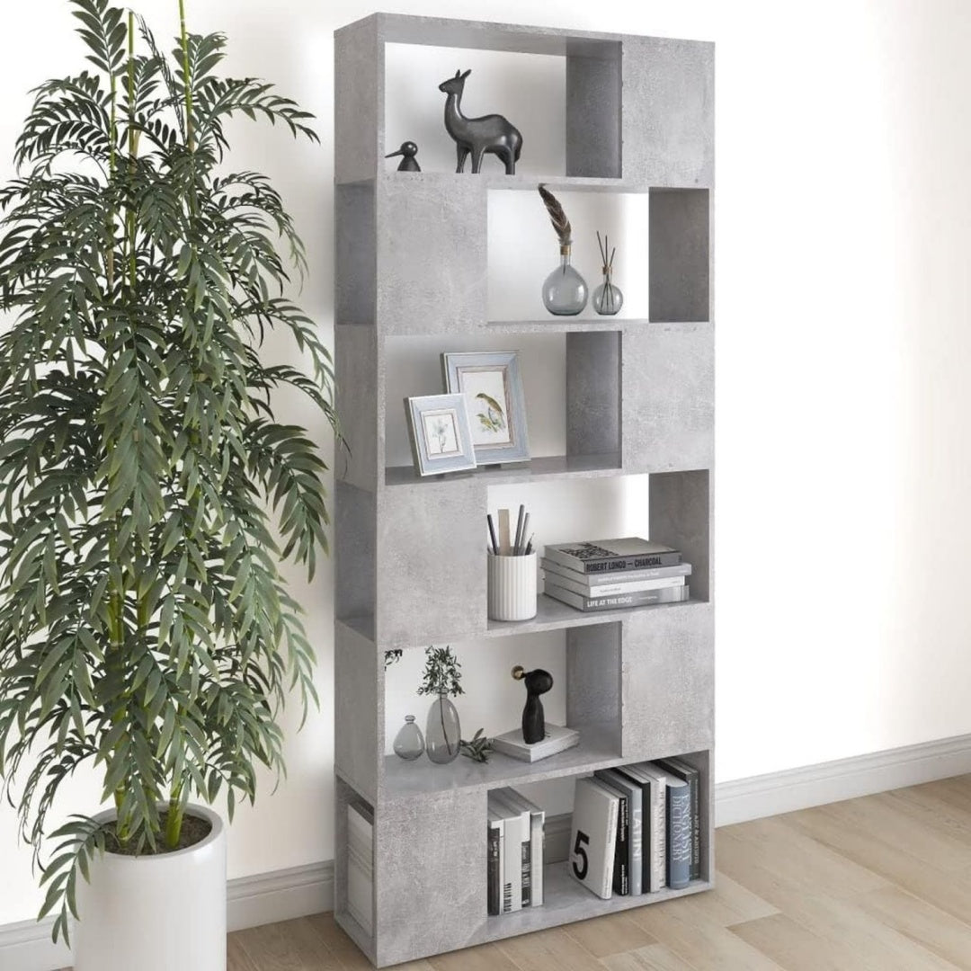 Bibliotheque avec 6 compartiments