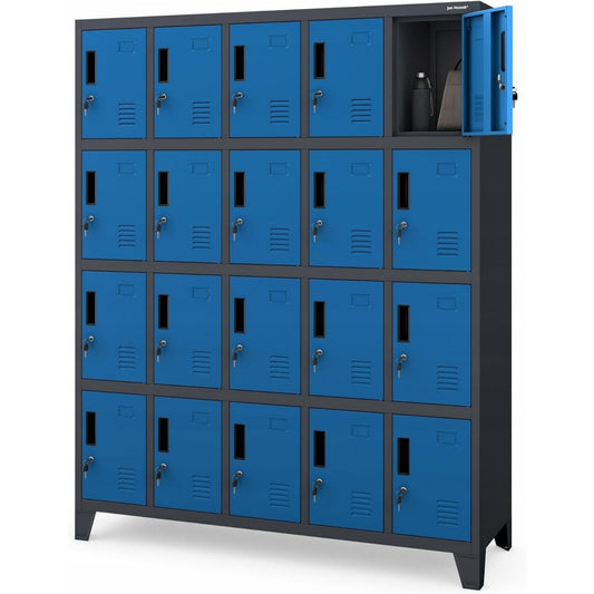 Armoire d'amenagement en pin massif style industriel