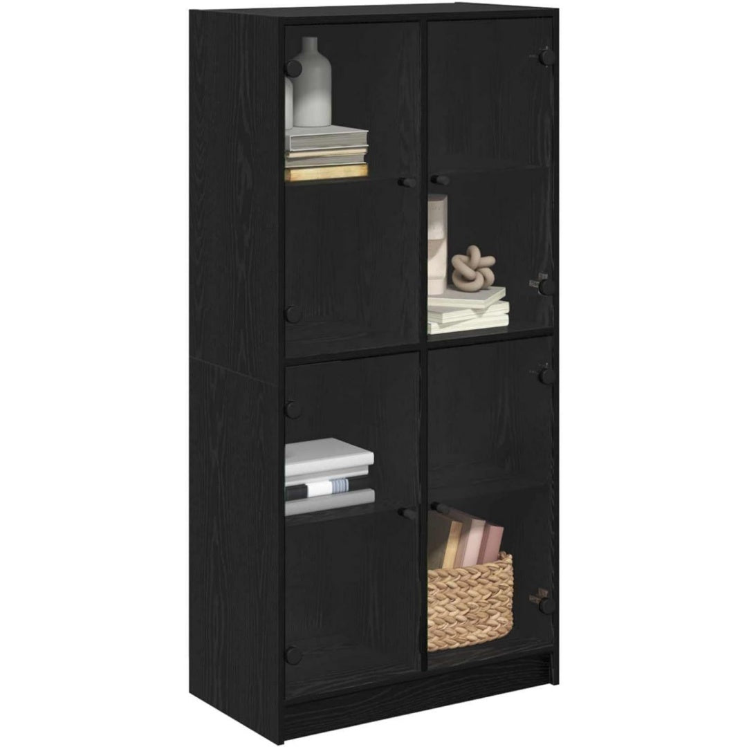 Design buffet haut en chene et metal