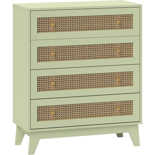 Coffre a tiroirs rangement creme scandinave