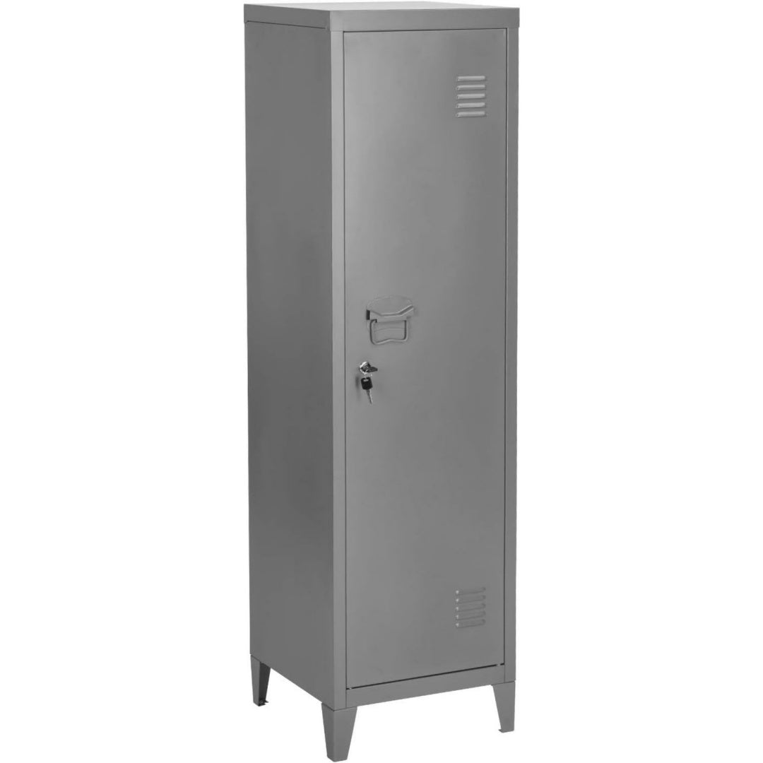 Armoire compacte 38.2 x 137.3 cm gris