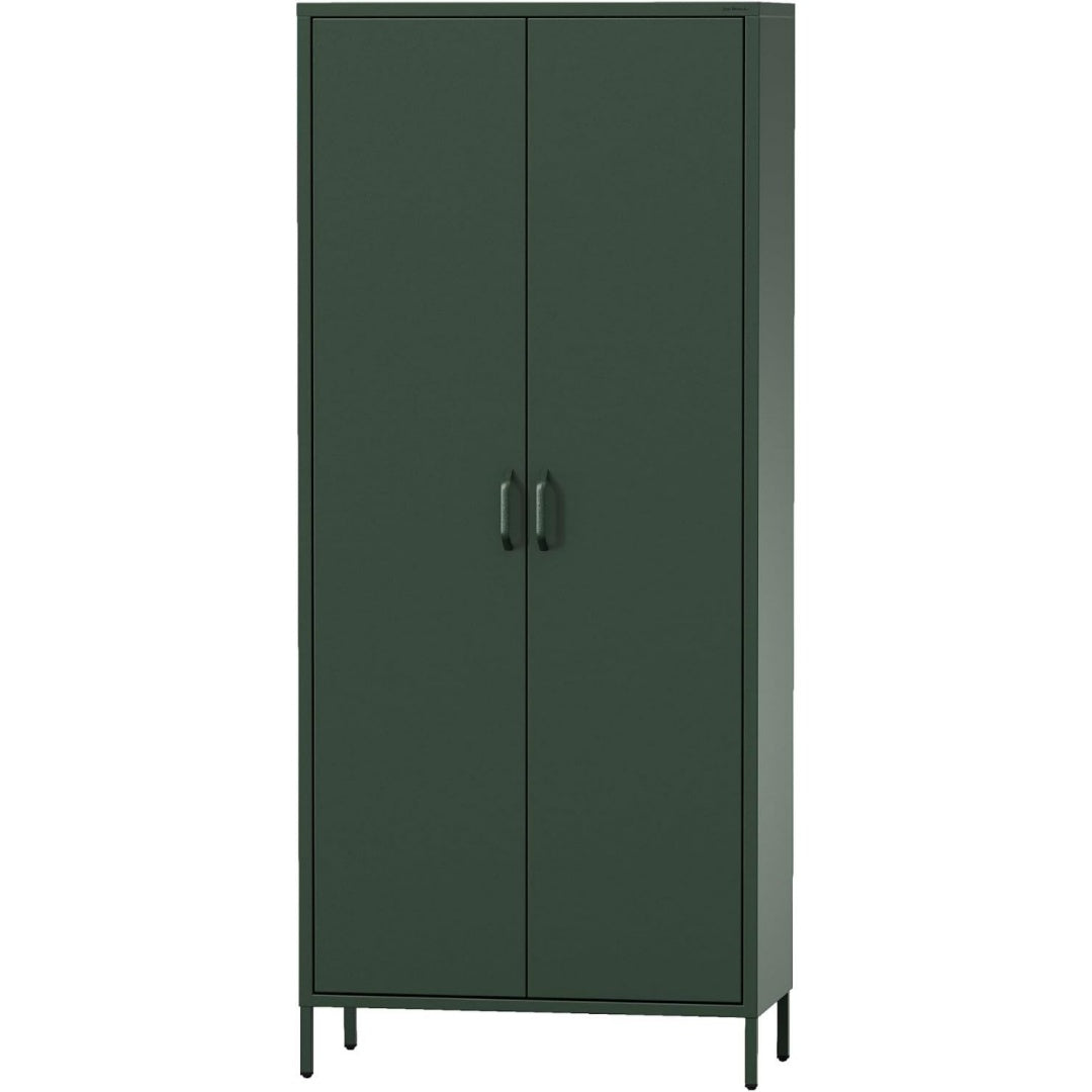 Armoire 80 x 185 x 45 cm vert fonce